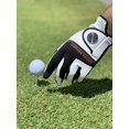 thumbnail image 2 of Copper Tech Gloves Male Copper Tech Golf Glove, White/Black, One Size Fits Most, 2 of 5
