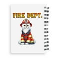 thumbnail image 2 of Firefighter Exotic Shorthair Hero Rescue Fire Dept Fireman USA Flag Spiral Bound Journal Cat Lover Kitten Owner Gifts 5x7in Spiral Notebook - 02026, 2 of 5