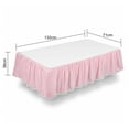 thumbnail image 3 of Plush Ball Ruffled Crib Skirt Toddler Adjustable Elastic Bedding Crib Ruffle Bed Skirt Baby Boys Girls Bed Cover, 3 of 7