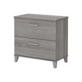 thumbnail image 1 of Bush Furniture Somerset 2 Drawer Lateral File Cabinet, Platinum Gray, 1 of 9
