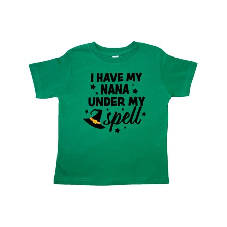 

Inktastic I My Nana Under My Spell with Cute Witch Hat Gift Toddler Boy or Toddler Girl T-Shirt