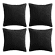 thumbnail image 1 of 4fundas Para Cojines Sala Decorativos 45*45cm Xtellar negro, 1 of 4