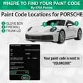 thumbnail image 2 of ERA Paints L12H/X4/12G - Speed Yellow for PORSCHE Exact Match Touch Up Paint Spray - 2K Pro Kit, 2 of 7