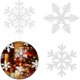 thumbnail image 2 of 108 Uds decoración de ventanas copos de nieve imágenes de ventanas extraíbles, 2 of 4