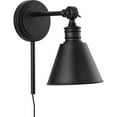 thumbnail image 5 of Better Homes and Gardens 6" Craftsman Dimmable 1-Light Black Wall Sconce, Suitable for Living Rooms, Dining Rooms, Bedrooms, 5 of 15