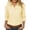 Yellow, variant on Tqcoqu Women's Gingham Plaid Point Collar Button Down Blouses,Long Sleeve Slim Fit Casual Shirt Tops,Office Work Dress Shirt,Black Women's S-XXL