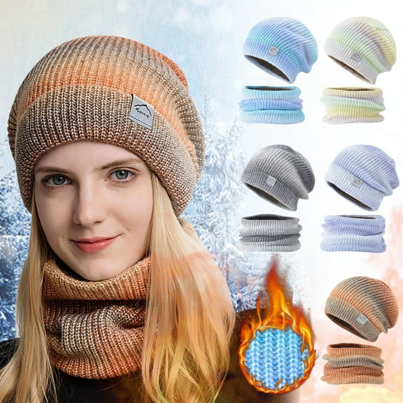3 In 1 Thermal Hat Innovative Multi-Function Beanie with a Detachable Face Scarf and Ear Covers - Designed for Runners, Cyclists, and Skiers,Orange,One Size,KLOY2K