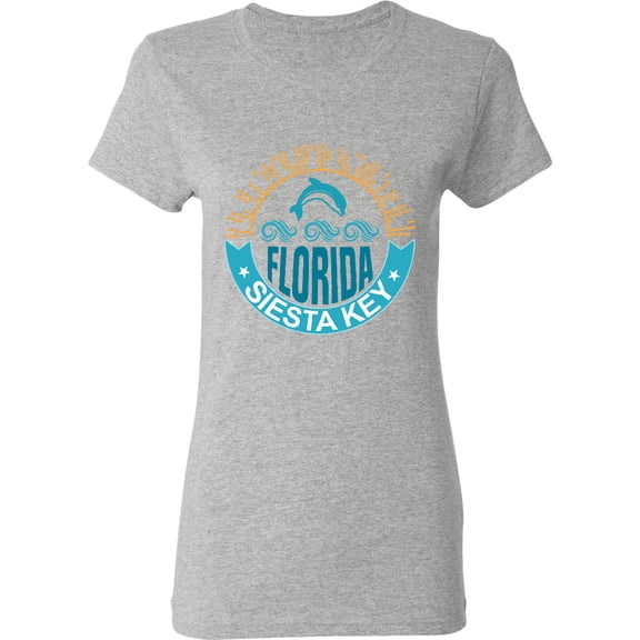 Inktastic Siesta Key Florida Beach Vacation Women's T-Shirt