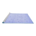 thumbnail image 2 of Ahgly Company Machine Washable Indoor Rectangle Persian Blue Traditional Area Rugs, 2' x 3', 2 of 4