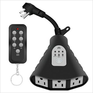 Woods Outdoor Outlet Wireless Remote Control Converter Kit