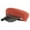 Wine, variant on Xunmmm Chauffeur Hat For Men Leather Brim Adjustable Size Flat Top Peaked Hat Cadet Hat For Driving Travel Party Outdoor