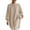 Beige, variant on Vivianyo HD Women's Crew Neck Oversized Knit Tunic Sweater, Batwing Long Sleeve Loose Fit Pullover For Women, Fall Winter Longline Top for Brunch Meetings and City Walks, Size S-3XL