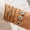 4Style, variant on Women's Fashion Personalized Multi-layer Twin Bracelet