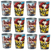 Four-seasonstore Transformers Lot of 12 16oz Party Plastic Cup ~Party Favor Supplies~