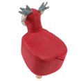 thumbnail image 4 of Animal Footstools, Lovely Giraffe Shape Soft Animal Shape Footstools Wood Legs  For Sitting For Girls Red,Blue, 4 of 8