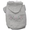 Pet, Dog Cat Hoodie Rhinestone, "Tropical Flower"