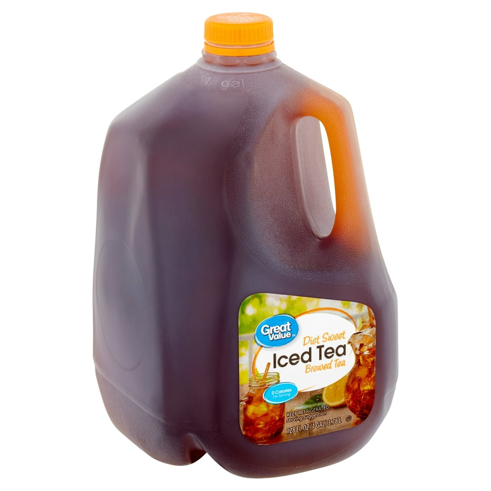Great Value Diet Sweet Brewed Iced Tea with Splenda, 128 fl oz