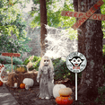 thumbnail image 3 of Eveokoki Home Halloween Yard Stake, 9.2x9.2 Inch Come In We've Been Dying To Meet You Aluminum Sign With Stake, Outdoor Decoration Garden Lawn Driveway Yard Sign for Halloween, 3 of 6