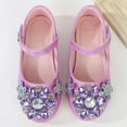 thumbnail image 7 of Dreamtale New Jelly Mary Jane Shoes Cosplay Frozen Elsa Anna Cinderella Princess Shoes for Kid(Snowflake Shiny Purple,9.5M US Toddler), 7 of 7
