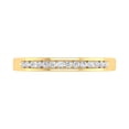 thumbnail image 3 of 1/5 Carat Channel Set Diamond Wedding Band Ring in 14K Yellow Gold (Ring Size 11) (I1-I2 Clarity), 3 of 4