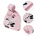 thumbnail image 3 of Unique Bargains 1 Pc Knitted Wrist Bag Cute Animal Pattern Gift Bag Pink, 3 of 5