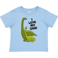thumbnail image 3 of Inktastic I Love My Dad with Baby and Daddy Brontosauruses Boys or Girls Toddler T-Shirt, 3 of 5