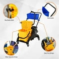 thumbnail image 2 of 55 Quart Cleaning Bucket with Dual Buckets Mop Bucket with Wringer Set for Home Floor Cleaning, Restaurants, Offices, And Janitorial Use, 2 of 17