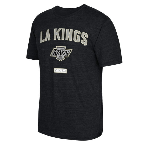 Los Angeles Kings CCM Retro Stitches Tri-Blend T-Shirt