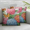 thumbnail image 3 of ARISTURING  Square Throw Pillow Covers Beautiful Floral Butterfly Flowers Design Pillow Cases Decorative for Home Bedroom Sofa Pillowcases Standard, 3 of 5