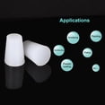thumbnail image 5 of Unique Bargains 35/64' to 3/4' Solid Silicone Rubber Tapered Plug for Powder Coating, Painting 5 Pack, 5 of 5