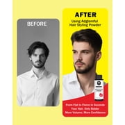 Adglamful Volumizing Hair Styling Powder for Men, Matte Finish, Strong Hold, Oil Control, Instant Lift, 20g