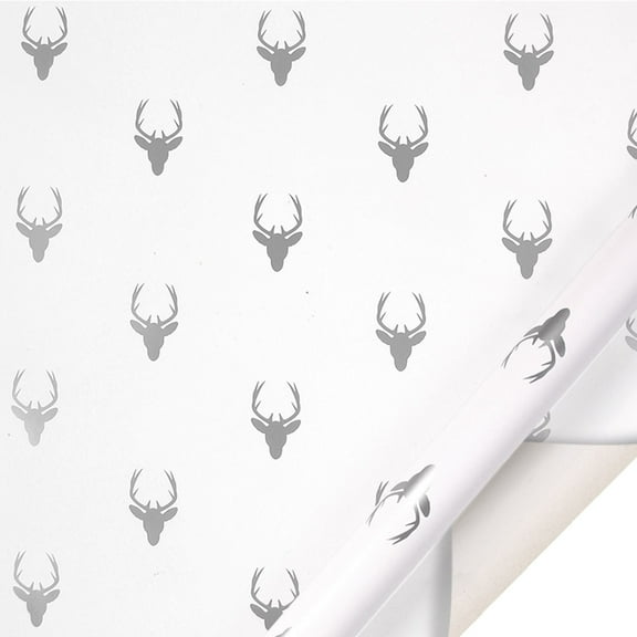 Gold & White Wrapping Paper - 50x70cm, Kraft Paper, Polka Dots, for Christmas/Birthday/Valentine's, Durable, Cute Design