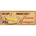 thumbnail image 3 of Jones, Catherine 14x8 Black Modern Framed Museum Art Print Titled - Lemon Meringue, 3 of 5
