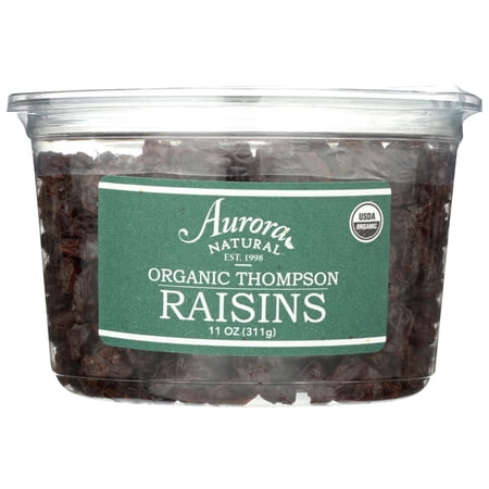 Aurora Products Organic Thompson Raisins, 11 Ounce