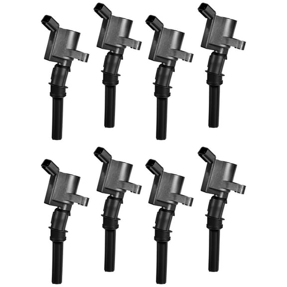 VEVOR Ignition Coil Pack, Set of 8, Compatible with Ford E150 E250 E350 E450 Econoline Super Duty Excursion Expedition F150 F250 F350 VPG MV-1 Lincoln Navigator, for Engines 4.6L 5.4L V8 6.8L V10