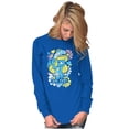 thumbnail image 5 of Retro Sassy Smurfette Love Corp Women's Long Sleeve T Shirt Brisco Brands M, 5 of 6