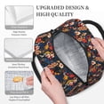 thumbnail image 3 of Yiaed Orchids Flowers Print Lunch Bag Adult Insulated Lunch Box, Leakproof Cooler Food Lunch Containers Reusable High Capacity Lunch Tote Bags-One Size, 3 of 6