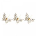 thumbnail image 1 of Diconna 3Pcs Artificial Butterflies Christmas Tree Butterfly Decorations with Clips Glitter Mesh Butterflies for Holiday Crafts, 1 of 7