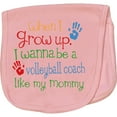 thumbnail image 2 of Inktastic Volleyball Coach Like Mommy Baby Burp Cloth, 2 of 3