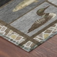 thumbnail image 3 of Addison Rugs Chantille Indoor/Outdoor Transitional Lodge Gray Machine Washable Runner Rug, 2'3" x 7'6", 3 of 7
