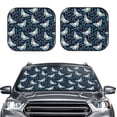 thumbnail image 2 of Wukai Glowing Butterfly Car Front Windshield Sun Shade,Sun Visor Shield Block Automotive Interior Protector Blocks UV Rays-Large, 2 of 6