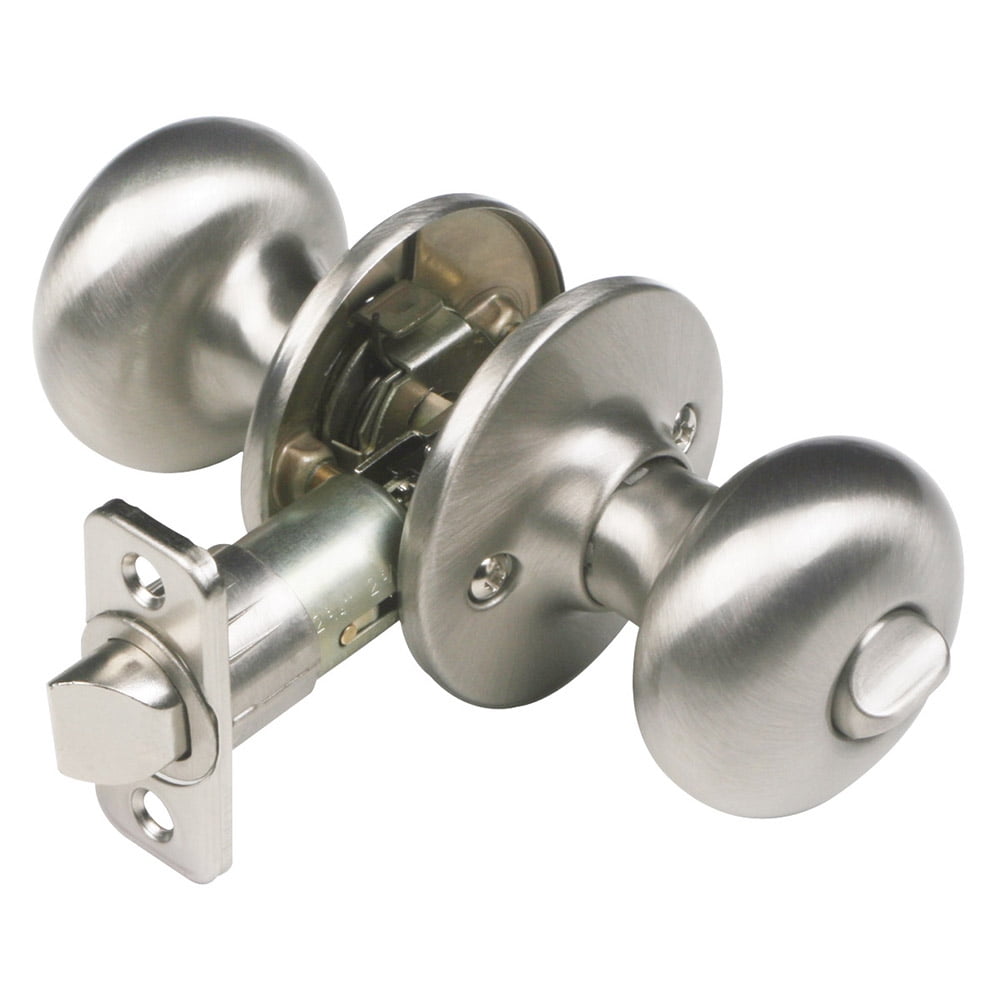 Design House 741314 Cambridge 2Way Adjustable Privacy Door Knob, Satin