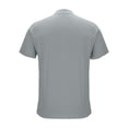 thumbnail image 6 of CAIVO Polo Shirts Men Button Up Short Sleeve Shirts Fashion Casual Business Work With Pocket Lapel Solid Color Classic Fit Golf Tops Stretchy , M, 6 of 6