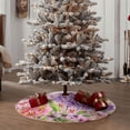 thumbnail image 4 of Balery Flowers And Colorful Butterflies Printed Christmas Tree Skirt , Merry Christmas Party Christmas Tree Decoration,Adjustable Tree Skirt-36", 4 of 6