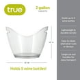 thumbnail image 4 of True Wine and Champagne Ice Bucket, Beverage Tub for Indoor, Outdoor Party, 4 of 9