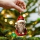 thumbnail image 1 of Adornos navideños, adornos navideños, regalos navideños, gorro de Papá Noel, serie de gatos lindos, adornos acrílicos, felinos festivos, decoración colgante para árboles de Navidad, colgante de gato c, 1 of 6