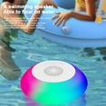 thumbnail image 6 of Home Zeceouar Colorful Light Effect Waterproof Bluetooth Speaker Floating Mini Portable Wireless Bluetooth Speaker RGB Mini Sound 360 ° HiFi Sound Quality Long Battery Life, 6 of 9