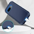 thumbnail image 5 of Compatible with Google Pixel 9A Case,3-Layer Military Grade Drop Protection Anti-Slip Bumper Rugged Shockproof Dustproof Protection Phone Case,Navy Blue, 5 of 7