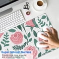 thumbnail image 4 of Long Mouse Pads for Desk,Pioneer Flower Floral Print Pattern Desk Mats on Top Of Desks, Desk Mouse Pad Extra Large with 3mm Non-Slip Base and Stitched Edge for Gaming,Office,Work,Home 35.4"x15.7", 4 of 6