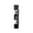 Black, variant on TUHOME Rosset Corner Floating Shelf Modern White Engineered Wood